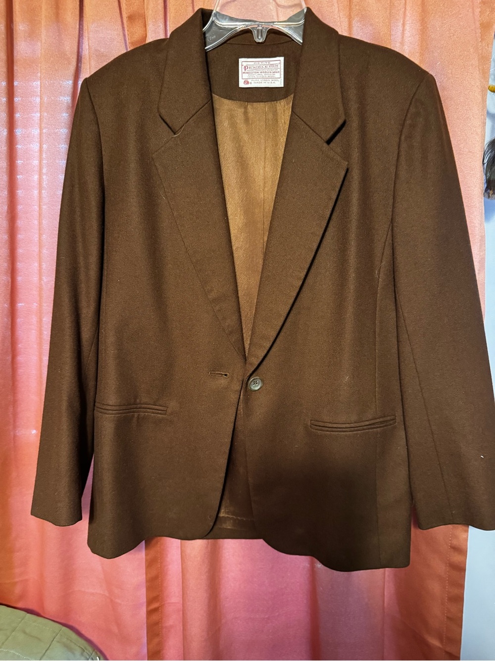 Pendleton Vintage Women’s Classic Brown 100% Wool Made in the USA Size 6